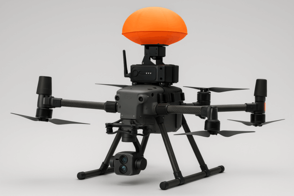 Parachute de sécurité pour DJI Matrice M400 – Sécurité active pour vols professionnels